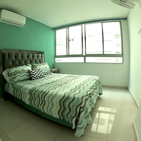 Apartamento Hermosos Apartamento En Edificio La Ferrara, Vista Al Mar Cartagena